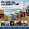 Hubrendy Tedarik Mini Bluetooth Hoparlör (Type-C, 5W, Mikrofon & Kart Girişi)