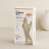 Hubrendy Tedarik Pudrasız Nitril Muayene Eldiveni L-XL 100lü (Krem)