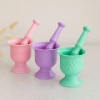 Hubrendy Tedarik Renkli Plastik Havan (Sarımsak Dövecek)