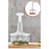 Hubrendy Tedarik Yakut Üstten Basmalı El Rondo Blender Çelik Bıcaklı Beyaz