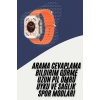 Hubrendy Tekno 2025 Model Akıllı Saat Çift Kordon Ios Ve Android Arama Cevaplama Sesli Asistan