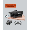 Hubrendy Tekno 2.4G 4CH Katlanabilir Drone 100 Metre Uçuş Mesafeli