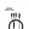 Hubrendy Tekno 3’ü 1 Arada Hızlı Şarj Kablosu