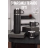Hubrendy Tekno 500 ml Kapasiteli Taşınabilir Basınçlı Termos Seti Günlük Kullanım için İdeal