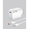 Hubrendy Tekno 67 Watt Type C Şarj Adaptörü Poco X3 X4 X5 Pro Uyumlu