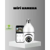 Hubrendy Tekno Akıllı Duy Kamera Gece Görüşlü ve Hareket Algılama Sensörlü