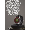 Hubrendy Tekno Akıllı Saat 1.5 Inç Amoled Ekran Çift Kordonlu GPS NFC Uyumlu
