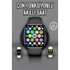 Hubrendy Tekno Akıllı Saat Amoled Ekran GPS ve Uyku Takibi Bluetooth Bağlantılı