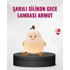 Hubrendy Tekno Armut Gece Lambası USB Şarjlı Ayarlanabilir LED Işık
