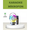 Hubrendy Tekno Astronot Tasarımlı Bluetooth Speaker ve Kablosuz Mikrofon Karaoke Seti