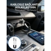 Hubrendy Tekno USB Bluetooth AUX Ses Adaptörü Kablosuz Müzik Aktarım Cihazı