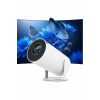 Hubrendy Tekno Ayaklı Projeksiyon Taşınabilir Mini Projektör Sinema Projektörü Android