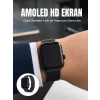 Hubrendy Tekno Bluetooth Görüşmeli Dokunmatik Akıllı Saat 3 Farklı Kordon Seçeneği