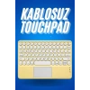 Hubrendy Tekno Bluetooth Touchpad Klavye Ultra İnce Taşınabilir Q Klavye Yeni Nesil