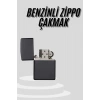 Hubrendy Tekno Çakmak Parlak Siyah Doldurulabilir Hedyelik Eşya