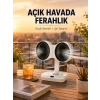 Hubrendy Tekno Çift Başlıklı Masa ve Duvara Monte Edilebilir Vantilatör