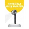 Hubrendy Tekno Duş Başlığı Yüksek Basınçlı Masaj Taraklı 3 Kademeli