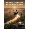 Hubrendy Tekno Ekranlı Kumandalı Çift Kameralı Drone ile Havadan Çekim