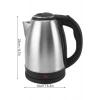 Hubrendy Tekno Elektrikli Paslanmaz Çelik Su Isıtcı Çelik Kettle 1.8 Lt. Uzun Ömürlü