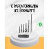 Hubrendy Tekno Ergonomik 16 Parça Bits Tornavida Uç ve Adaptör Seti