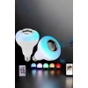 Hubrendy Tekno Kablosuz Bluetooth Hoparlör Led Lamba