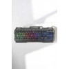 Hubrendy Tekno Oyuncu Klavyesi Q Klavye RGB Işıklı Mouse Hediyeli
