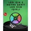 Hubrendy Tekno Pratik Kurulumlu 5 Metre Kumandalı Şerit LED