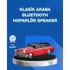 Hubrendy Tekno Retro Araba Şekilli Kablosuz Bluetooth Hoparlör