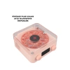 Hubrendy Tekno Retro Bluetooth Hoparlör PEMBE