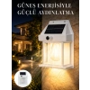 Hubrendy Tekno Sensörlü Solar Led Dış Duvar Aydınlatma Yeni Nesil