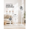 Hubrendy Tekno Sessiz Çalışma Özelliğiyle Rahat Kullanım Sunan Dikey Vantilatör