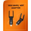 Hubrendy Tekno Tak-Çalıştır Özellikli Çift Bant WiFi Adaptör – 1200 Mbps