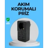 Hubrendy Tekno Termal Korumalı Priz Otomatik Çocuk Kilidi 4 USB Type C
