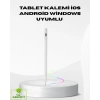 Hubrendy Tekno Type-C Şarjlı Dokunmatik Kalem – iPad, iPhone ve Android Uyumlu, Sessiz Çalışan
