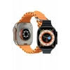 Hubrendy Tekno Ultra Akıllı Saat 49 Mm Çift Kordonlu Arama Cevaplama Bluetooth Bağlantılı
