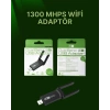 Hubrendy Tekno USB 3.0 Wireless Adaptör – 2.4GHz & 5GHz Destekli