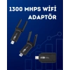 Hubrendy Tekno USB WiFi Adaptör – 1200 Mbps Hız