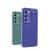 Hubrendy Bez Vivo V30 Lite 4G Kılıf Auto Focus Kapak - Kırmızı