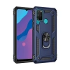 Hubrendy Bez Huawei Y6P Kılıf Sofya Yüzüklü Silikon Kapak - Lacivert