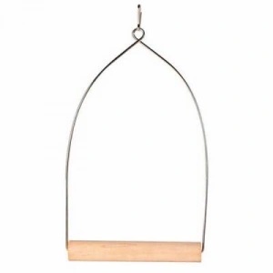 Ahşap Metal Askılı Kuş Tüneği 10,5x22,5 Cm
