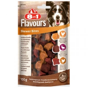 Flavours Skewer Bites Kuşbaşı Dilimli Çiğneme Köpek Ödülü 100 Gr