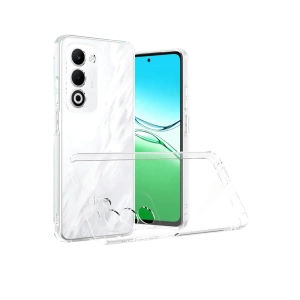 Hubrendy Bez Oppo A5 4G Lüx Şeffaf Silikon - Şeffaf