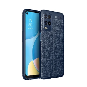 Hubrendy Bez Oppo A54 4G Kılıf Auto Focus Kapak - Lacivert