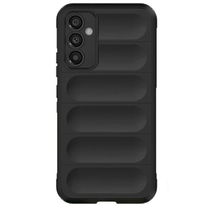 Hubrendy Bez Samsung A56 Kılıf Optimum Silikon - Siyah