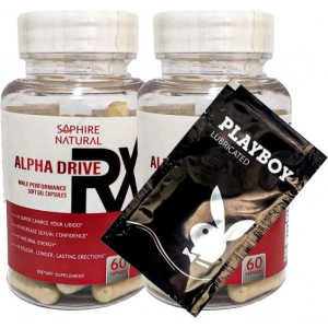 Hubrendy Bez Alpha Drive Erkeklere Soft Jel 60lı x 2 adet + Jel