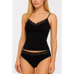 Hubrendy Beru 2044 Dantelli İp Askılı Bikini Tk