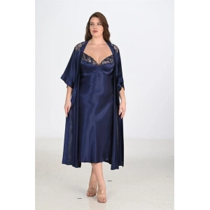 Hubrendy Beru 2li Lacivert Sabahlık Takımı Bigsize 6228