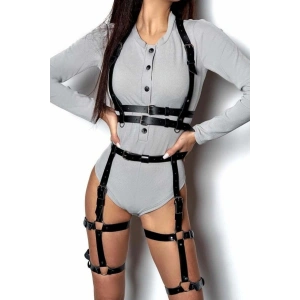 Hubrendy Beru Bel Kemerli Alt Ve Üst Takım Deri Harness - Brf709
