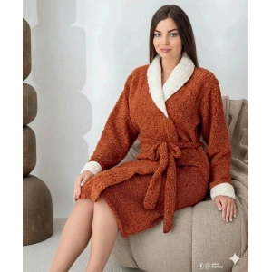 Hubrendy Beru Boyraz 0040 Kadın Sharpi Welsolf Sabahlık