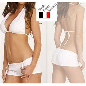 Hubrendy Beru Br03123 Şort Bikini Takım